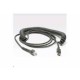 Zebra connection cable, RS232, 12 V 
